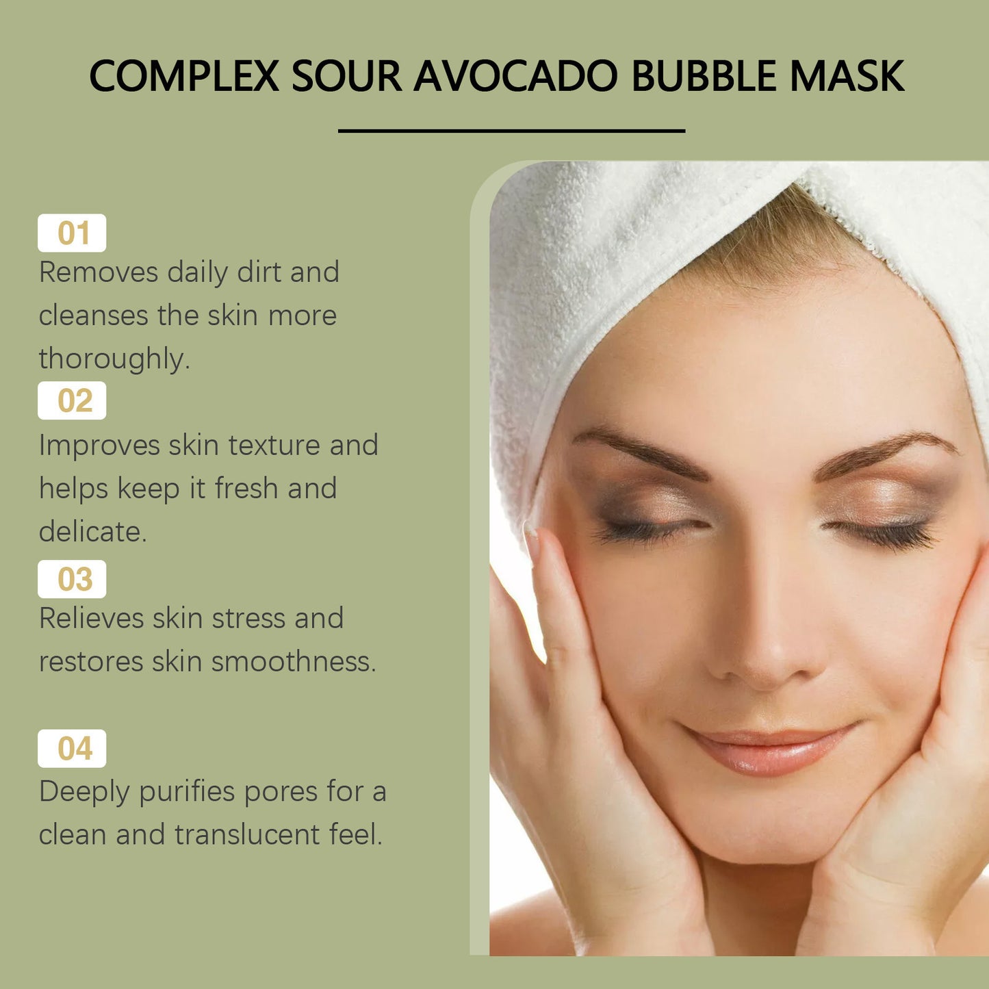 Avocado Foaming Cleansing Face Mask