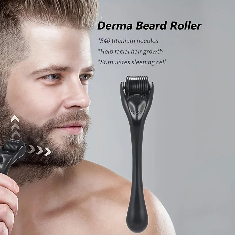 Roller Multifuncional de Microneedles para Hombres y Mujeres - Cuidado de la Piel, Rostro, Cabello y Barba