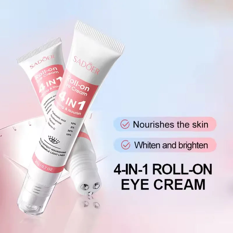 Crema Instantánea para Eliminar Bolsas Bajo los Ojos con Retinol - Antiarrugas, Anti-Ojeras, Hidratante y Reafirmante