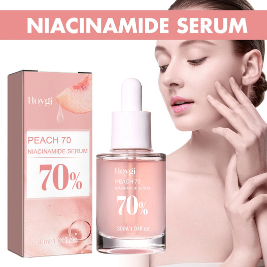 Peach and Niacinamide 70% Facial Serum – Brightens and Softens Skin