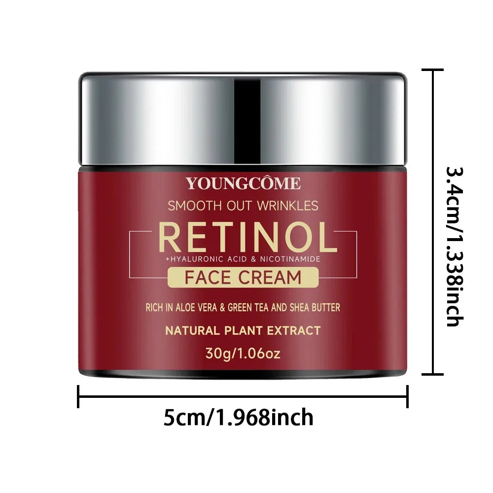 Crema Facial con Retinol – Hidratante, Reafirmante y Antiedad