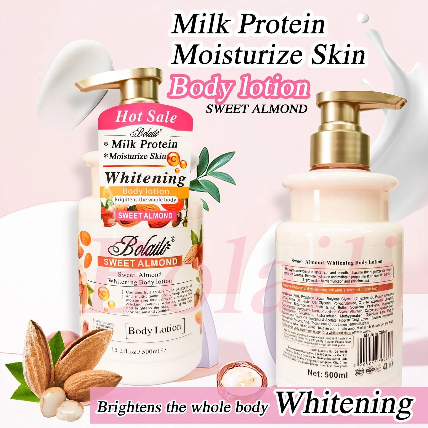 Almond Body Lotion and Scrub | Moisturizing, Whitening and Revitalizing for the Skin