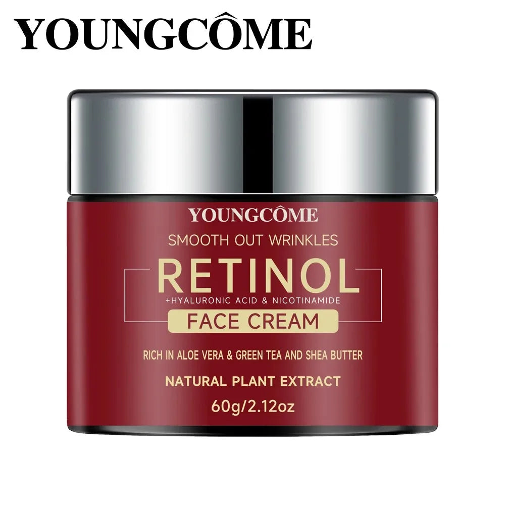 Crema Facial con Retinol – Hidratante, Reafirmante y Antiedad