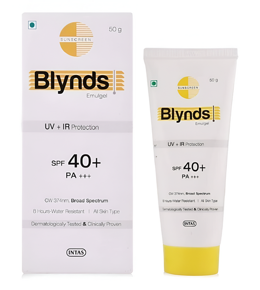 Blynds Emulgel Protector Solar SPF 40+ con Protección UV+IR